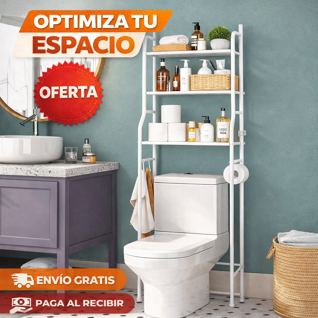 RackUp Baño - Más espacio donde no lo tenías