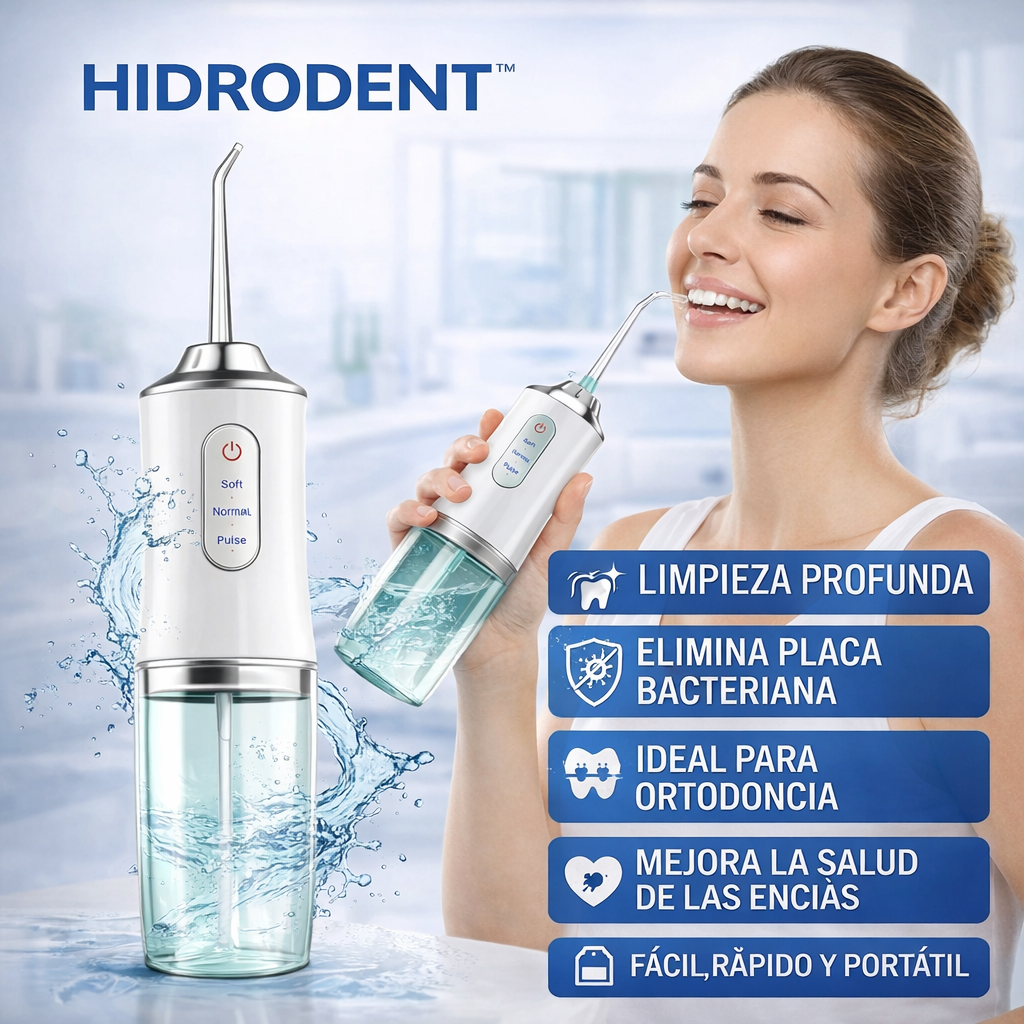HIDRODENT™ - IRRIGADOR BUCAL  LIMPIEZA PROFUNDA