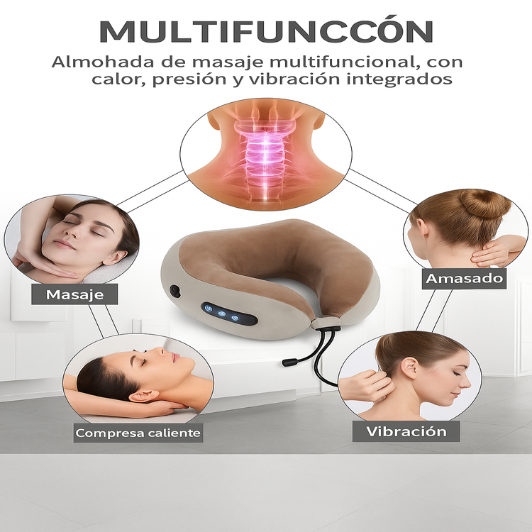 Cojín masajeador cuello