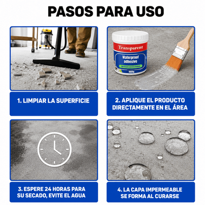 Sellador Impermeable transparente 1KG