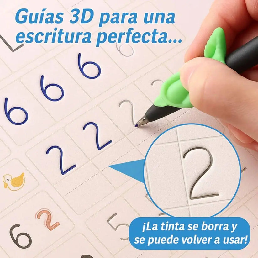 Kit x 4 libros Magicos de Caligrafia