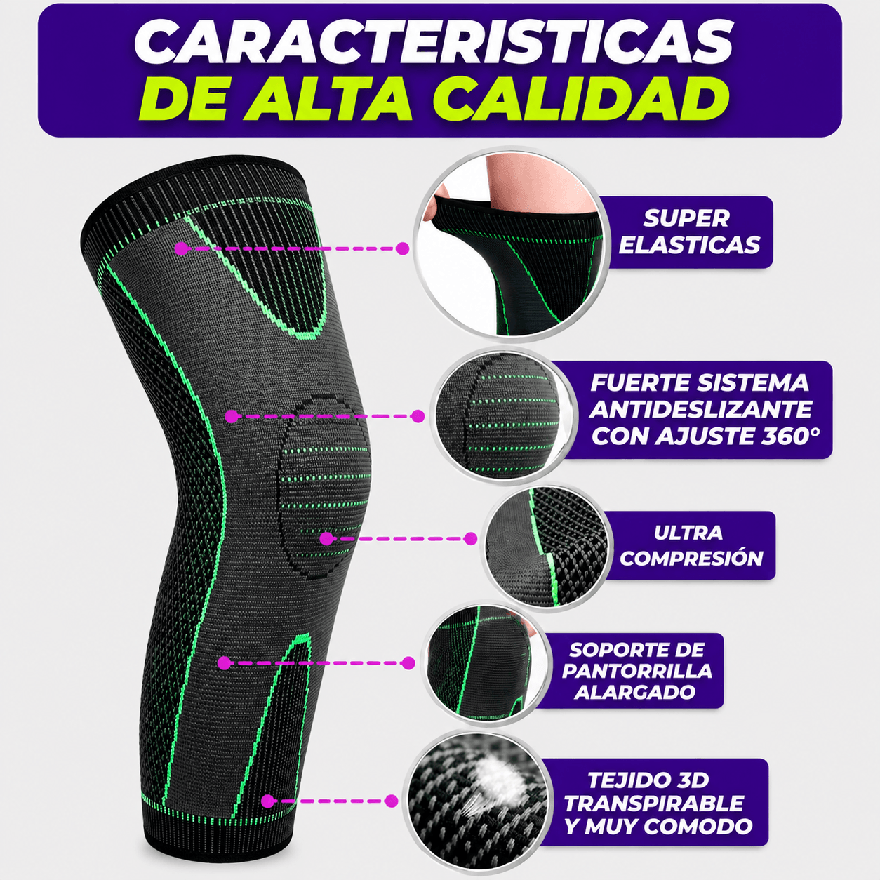 FleXPro — Compresión y estabilidad, soporte en cada paso