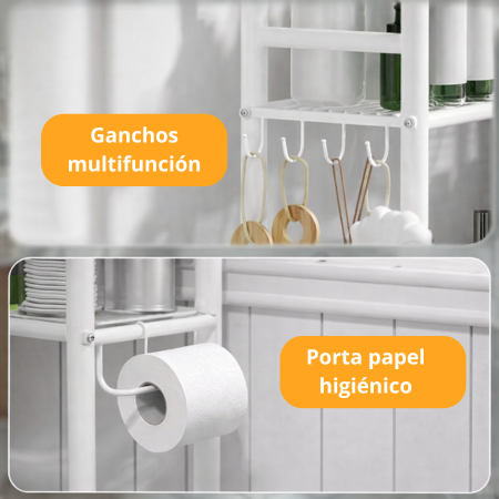 RackUp Baño - Más espacio donde no lo tenías
