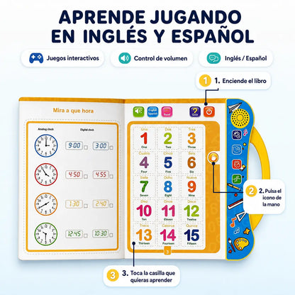 Libro Educativo Interactivo con Sonido | Descubre y Aprende Jugando