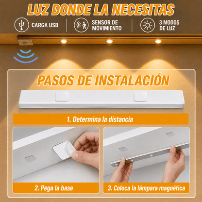 Barra Led con sensor 50 cm - Luz automática donde la necesites