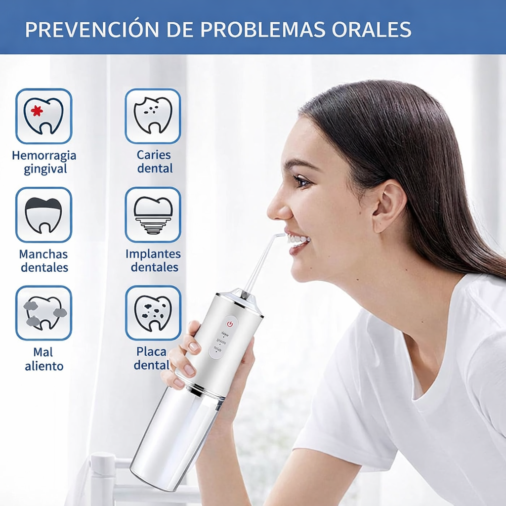HIDRODENT™ - IRRIGADOR BUCAL  LIMPIEZA PROFUNDA