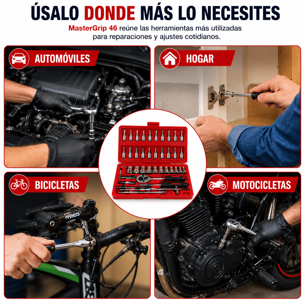 MasterGrip 46- Todo lo que necesitas en un kit