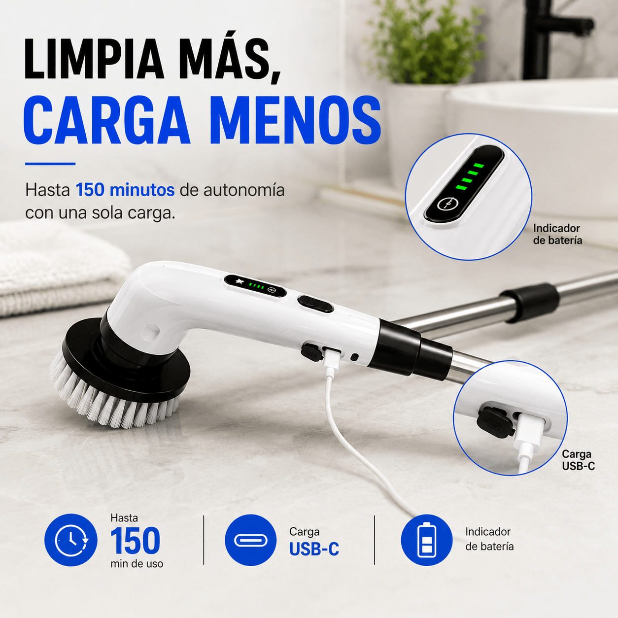 PowerBrush 9 en 1  - Simplifica la limpieza del hogar.