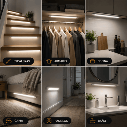 Barra Led con sensor 50 cm - Luz automática donde la necesites