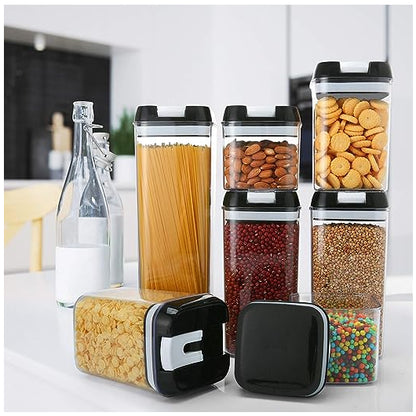 Set de 7 Contenedores Para Alimentos