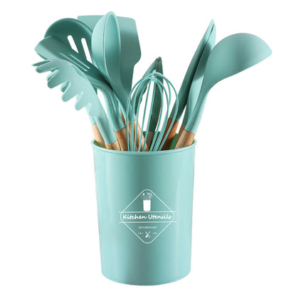 SET 12 UTENSILIOS PARA COCINA DE SILICONA